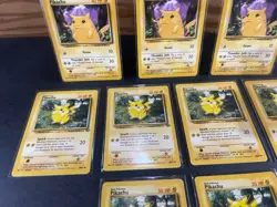 Vintage Pokemon Pikachu Lot Base Set Jungle WOTC 9 Cards 58/102 60/64 LP MP - Image 5