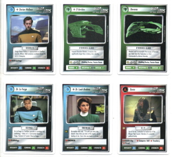 1994 Star Trek CCG large lot of 341 different Unlimited white border cards - Image 3