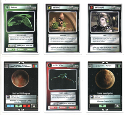1994 Star Trek CCG large lot of 341 different Unlimited white border cards - Image 5