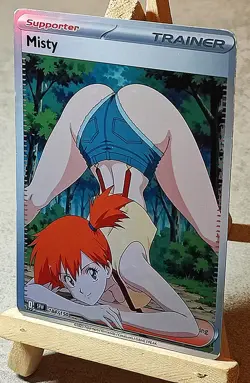 Misty Trainer Full Art Sexy Waifu doujin ACG Art Card - Image 2