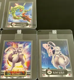 Pokemon Card Binder Lot Of 7 Cards Mint Dark Mew Two Zukan Rayquaza - Image 4