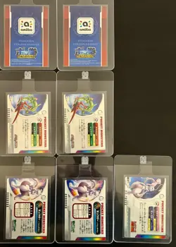 Pokemon Card Binder Lot Of 7 Cards Mint Dark Mew Two Zukan Rayquaza - Image 5