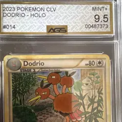 Pokemon TCG Dodrio 2023 CLV Holo 014/034 AGS 9.5 Graded Card - Image 3