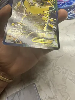 Pokemon Pikachu EX XY124 Black Star Promo 2016 Holo Card TCG - Image 3