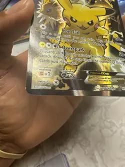 Pokemon Pikachu EX XY124 Black Star Promo 2016 Holo Card TCG - Image 5