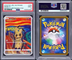 PSA 9 Munch Mimikyu 289/SM-P Japanese Promo 2018 Scream Pokemon Card - Image 3