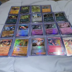 Pokemon Prismatic Evolutions Bulk Base, Reverse, Holos Card Set - Image 2