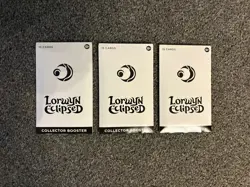 Magic The Gathering Lorwyn Eclipsed Collector Booster Pack X 3 BRAND NEW SEALED - Image 1