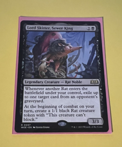 MTG - Lord Skitter, Sewer King - Wilds of Eldraine - Image 1