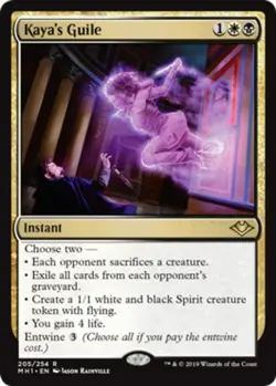 MTG Kaya's Guile - Foil, Modern Horizons, Lightly Played, English - Image 1