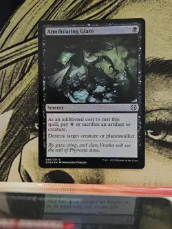 Annihilating Glare 80 Phyrexia: All Will Be One Magic: The Gathering Foil NM - Image 1
