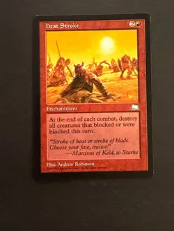 Heat Stroke Weatherlight LP MTG Magic the Gathering c - Image 1
