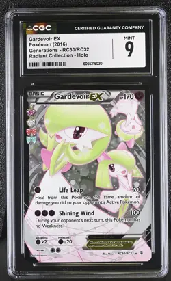 CGC 9 Gardevoir EX Generations Radiant Collection RC30/RC32 Holo Pokemon Card - Image 1