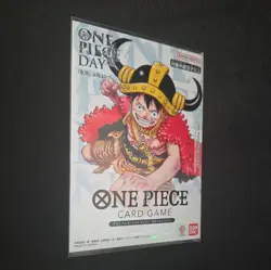 One Piece Day 2025 Promo Monkey D. Luffy sealed Card Japanese p-110 - Image 2
