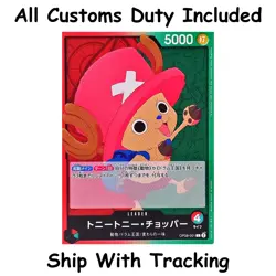 One Piece TCG Tony Tony Chopper Leader OP08-001 Japanese CCG Card Game Authentic - Image 1