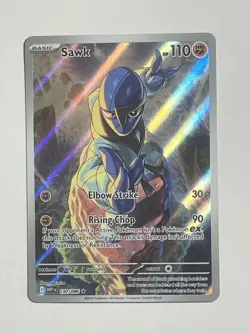 Pokemon TCG - White Flare - Sawk Illustration Rare 130/086 - Image 1