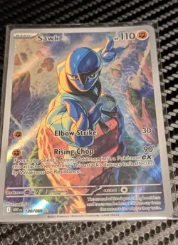 POKEMON tcg - SAWK - 130/086 - ILLUSTRATION RARE - S&V WHITE FLARE - Image 1