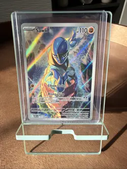 Pokemon TCG Sawk Illustration Rare Card White Flare, 130/086 - Image 1
