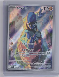 Pokemon TCG Sawk 130/086 Illustration Rare Sv: White Flare - Image 1