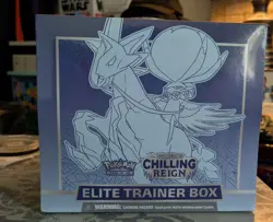 Pokemon Chilling Reign (ICE VARIANT) ETB Elite Trainer Box Sealed - Image 1