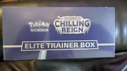 Pokemon Chilling Reign (ICE VARIANT) ETB Elite Trainer Box Sealed - Image 3