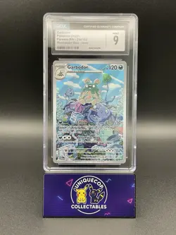 Pokemon TCG Garbodor Paradox Rift 204/182 Holo Illustration Rare - Image 1