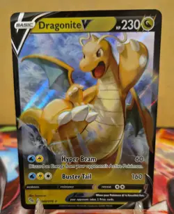 Dragonite V 049/078 Holo V Rare Pokemon GO Pokemon Holo NM/M - Image 1