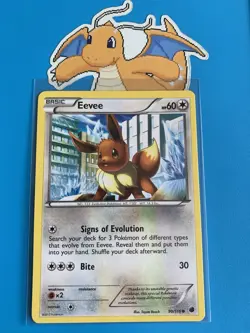 Pokemon TCG Eevee Plasma Freeze 90/116 Regular Common LP - Image 1