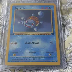 Pokemon TCG Squirtle 68/82 Team Rocket Common Regular English 2000 - Image 1