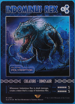 Indominus Rex | Polyraptor (Secret Lair Promo) FOIL MINT CARD (503329) ABUGames - Image 1