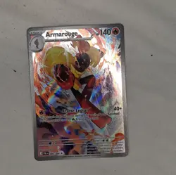 Pokemon TCG Armarouge Pitch Black Illustration Rare 86/84 In hand! - Image 1