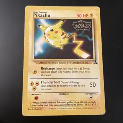 Pikachu Promo Card Kids WB Presents Pokemon The First Movie LV. 13 #25 MP/Damage - Image 1