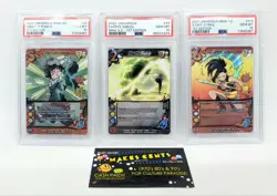 Lot of 3 - PSA 10 Gem Mint Cards - My Hero Academia MHA Universus TCG Card Game - Image 1