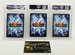 Lot of 3 - PSA 10 Gem Mint Cards - My Hero Academia MHA Universus TCG Card Game - Image 2
