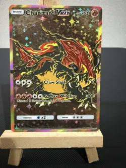 Charizard VMAX Pokemon Card DISPLAY ART CARD - Image 1