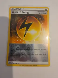 Pokemon Card Rebel Clash Speed Lightning Energy 173/192 Uncommon Reverse Holo - Image 1