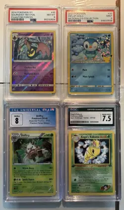 Pokemon Graded Card Lot of 4 PSA CGC Piplup Holo McDonald’s PSA 9, Gourgeist - Image 1