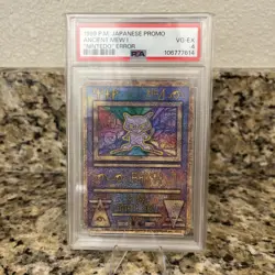 1999 P.M. Japanese Promo Ancient Mew I Nintedo Error PSA 4 Pokemon Card - Image 1
