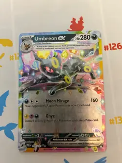 Umbreon EX 60/131 Double Rare Prismatic Evolutions Card NM - Image 1
