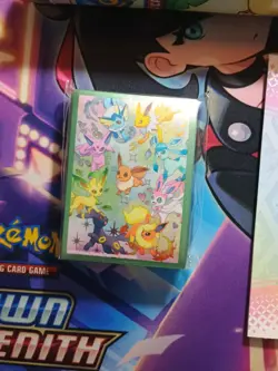 Prismatic Evolutions Super Premium Collection Eevee Playmat Pouch Card Sleeves - Image 4