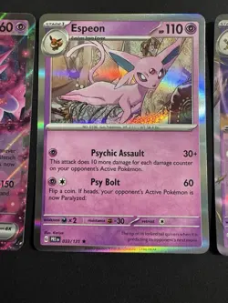 Pokemon Card Lot Alakazam Promo Mismagius EX Espeon Rev Holo PF PE BSP NM 3 Card - Image 3