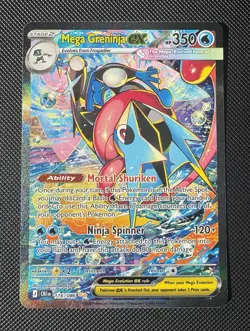 Pokemon Mega Greninja EX 116/086 Special Illustration Rare Chaos Rising NM+ ME04 - Image 1