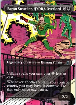 Baron Strucker, HYDRA Overlord (Borderless) (0315) Marvel Super Heroes Foil NM - Image 1