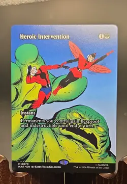 Heroic Intervention (0079) (Borderless) Marvel Universe Eternal-Legal Regular NM - Image 1