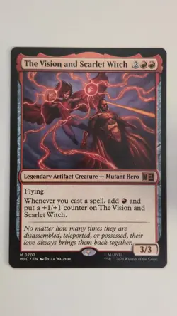 The Vision and Scarlet Witch 707 Commander: Marvel Super Heroes MTG - Image 1