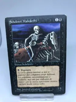 MGT SCHELETRI MALEDETTI 1th EDIZIONE 1994 ITALIANO MAGIC THE Gathering COME NUOV - Image 1