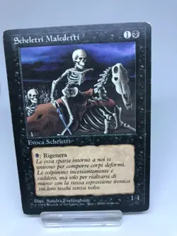 MGT SCHELETRI MALEDETTI 1th EDIZIONE 1994 ITALIANO MAGIC THE Gathering COME NUOV - Image 2