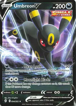 Umbreon V (Non-Holo) 94/203 Promo Deck Exclusives Pokemon Near Mint - Image 1