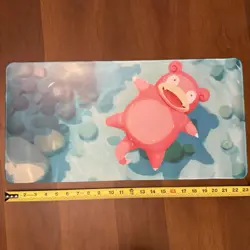 Pokemon Playmat Mousepad Desk Mat Board Game Play Mat of TCG Slowpoke - Image 3