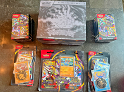 Pokemon Mega Evolution Pitch Black Elite Trainer Box ETB Bundle 2X Booster Packs - Image 1